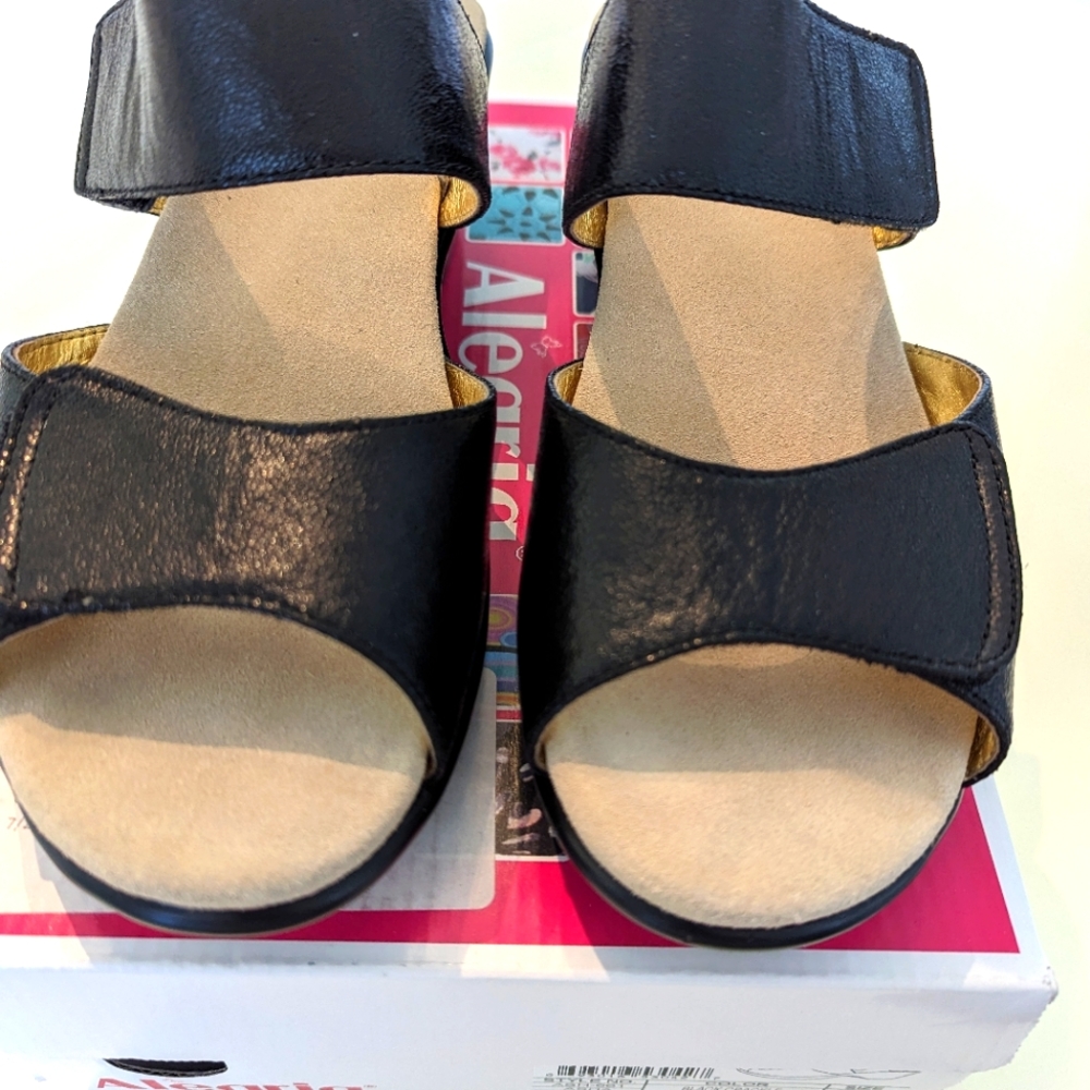 Alegria Black Sandals Size 38 (EU)